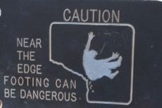 footing can be dangerous hor