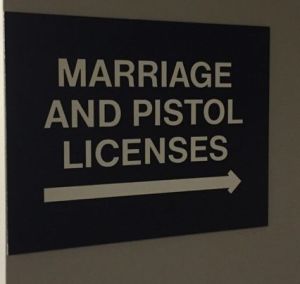 marriage and pistols